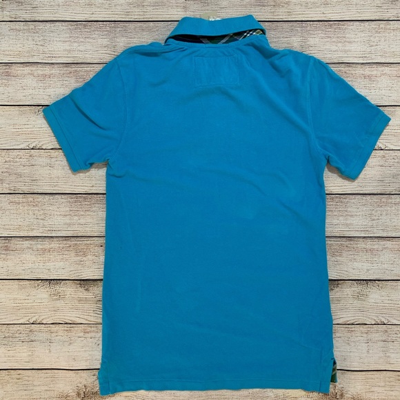 NWT American Eagle | Vintage Fit Polo in Blue - Picture 8 of 8
